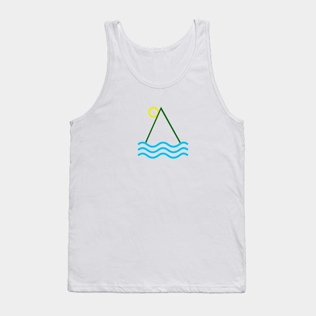 mountain sea and sun Tank Top by EmreDesign